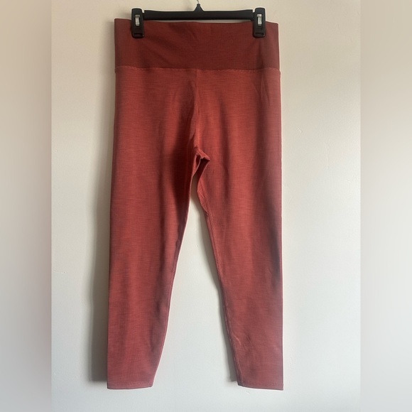 NWOT Vuori Lux Rib Studio Legging IN Cinnamon Heather XL - Picture 4 of 6